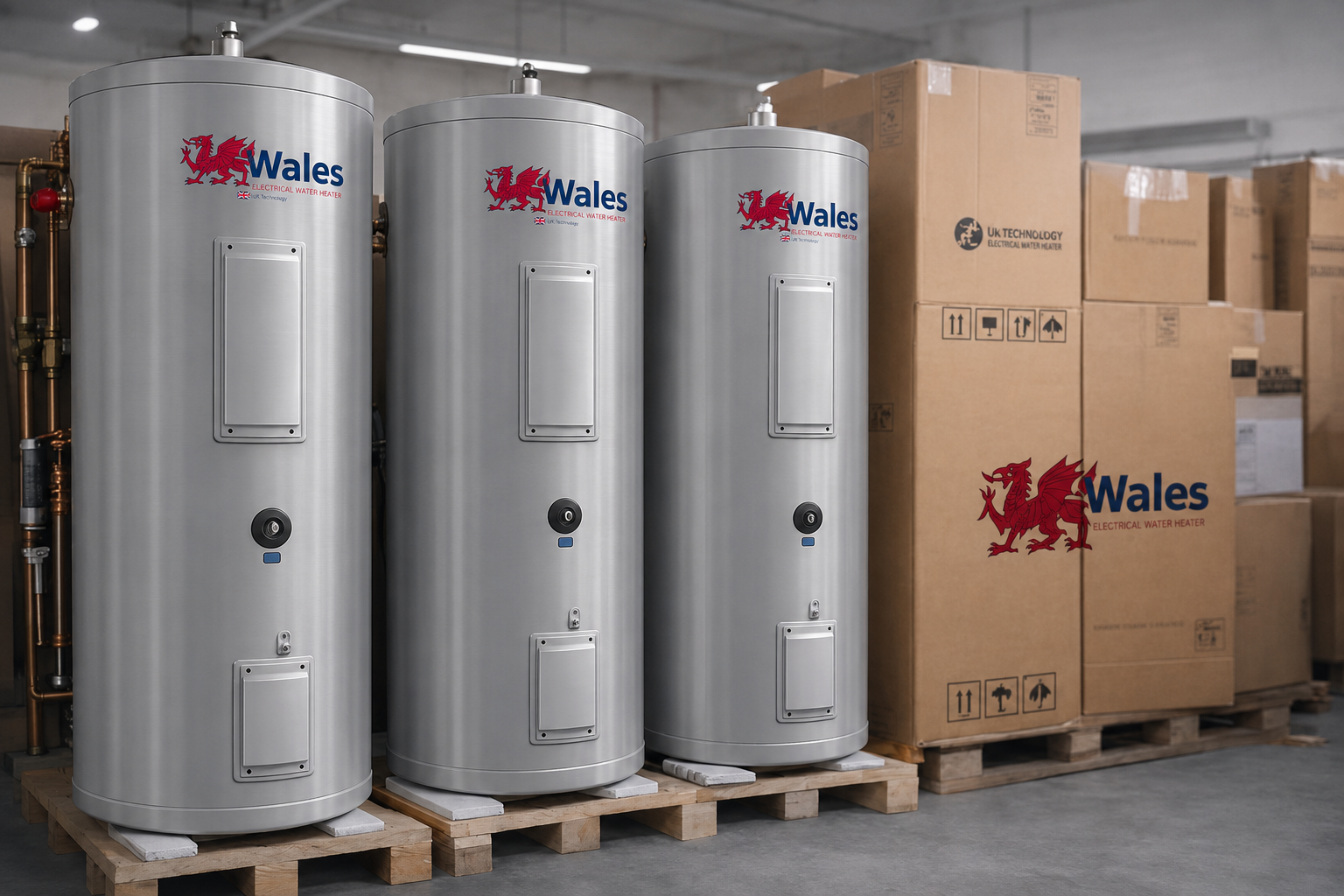 Water heaters warehouse